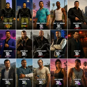 The Evolution of GTA Protagonists